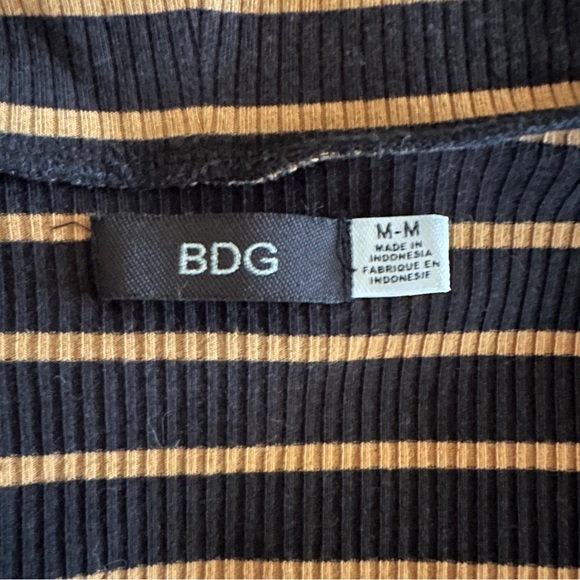 BDG Stripped Turtleneck Dress - Picture 2 of 3